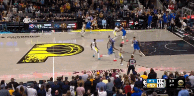 ?哈利伯顿超级3+1绝杀雄鹿瞬间：哈姆经典双手插兜抢镜?